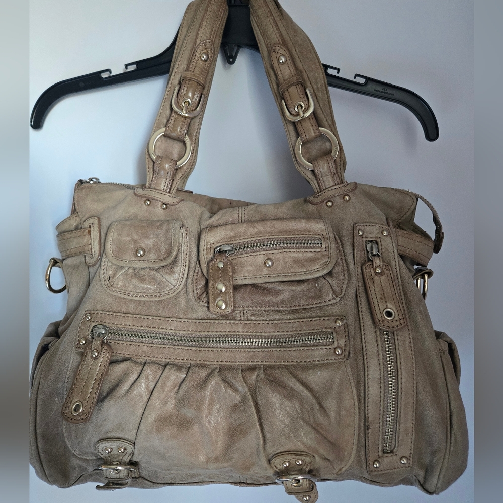 Stylish Leather Tan Women's Bag